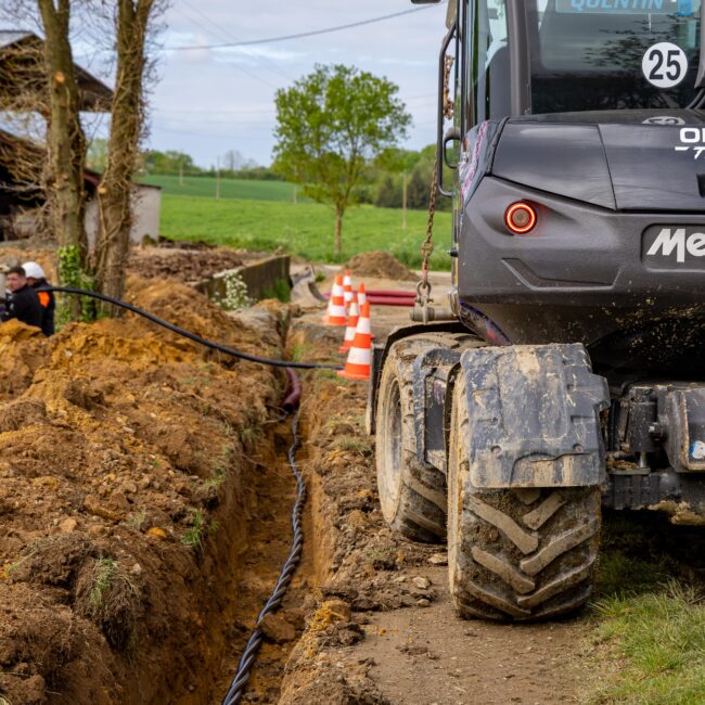 génie civil tranchée traditionnelle - Odéon Réseaux