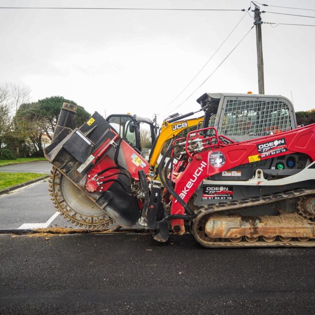 Trancheuse SKID - Odéon Réseaux